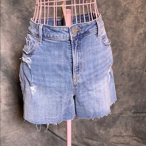 Old Navy distressed jean shorts
